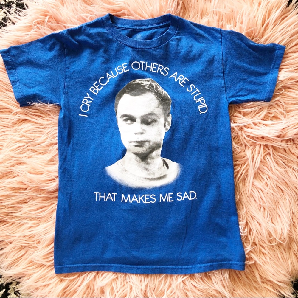BIG BANG THEORY l Small funny Sheldon shirt